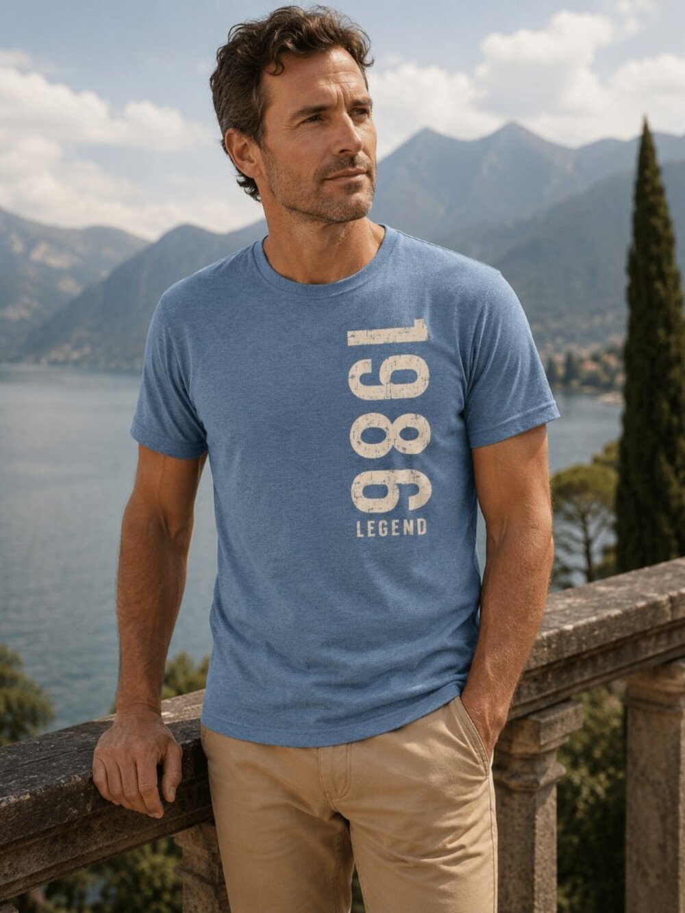 Men's 1986 Legend T-Shirt 40th Birthday Vintage Born in 1986